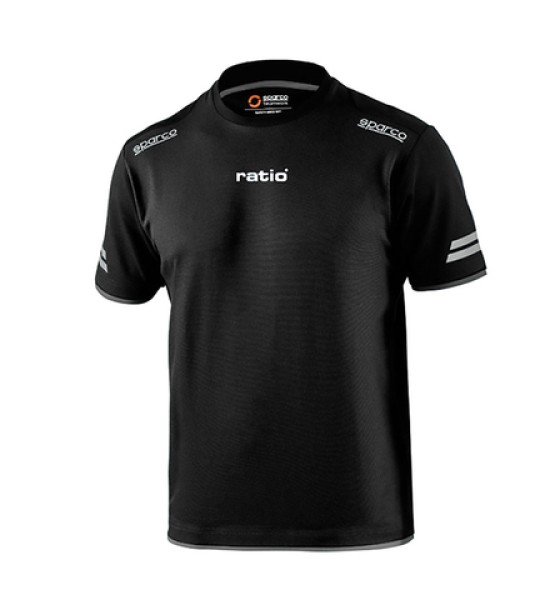 Camiseta Ratio Tech Sparco Gris/negro Hombro Reforzado 800A1130