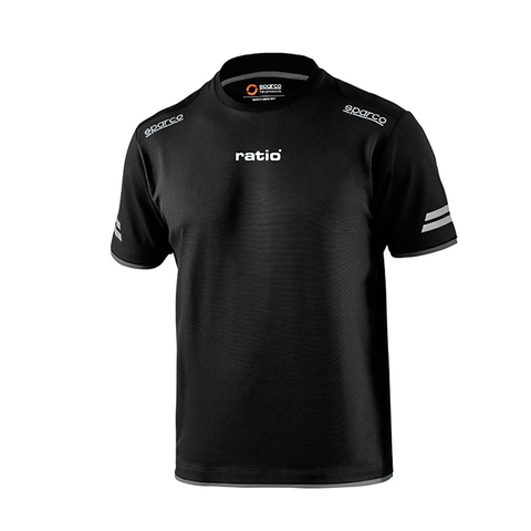 Camiseta Ratio Tech Sparco Gris/negro Hombro Reforzado 800A1130