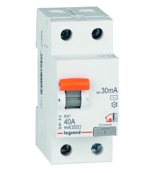 INTERRUPTOR DIFERENCIAL LR BIPOLAR 30mA 40A 230V