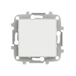 Tapa ciega Sky Niessen Zenit blanco con embellecedor en blanco